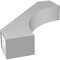Ekena Millwork 6-in. W x 28-in. D x 34-in. H Westlake Architectural Grade PVC Knee Brace BRCP06X28X34WTL - alternate 2